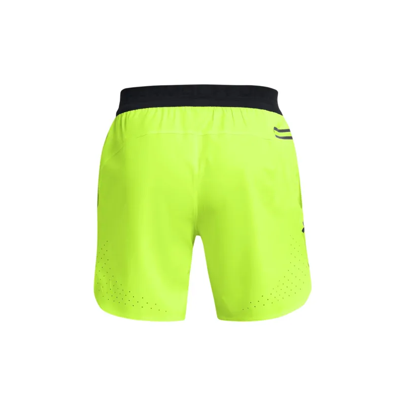 Under Armour UA Peak Casual Shorts Men's Green Yellow-1