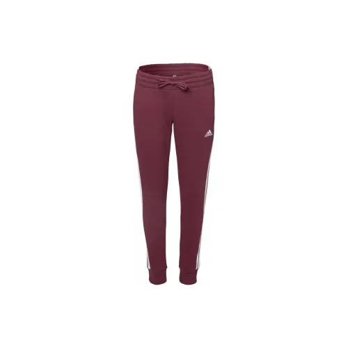 Adidas Knitted Sweatpants Women's Burgundy