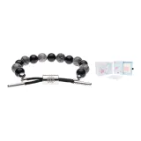 Obsidian alabaster bracelet aromatherapy gift box set RCDW1141