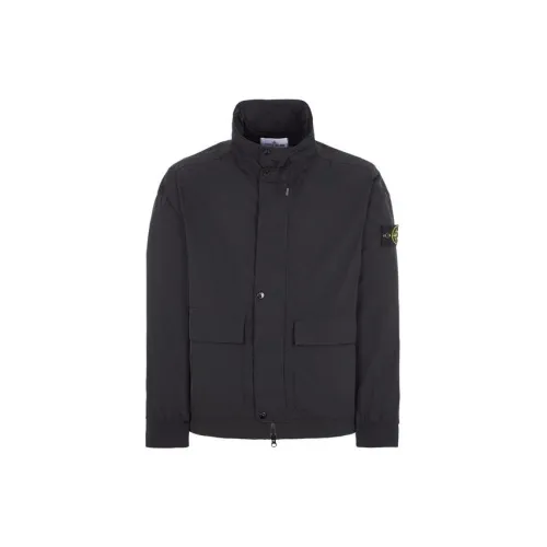 STONE ISLAND Jackets Men Black