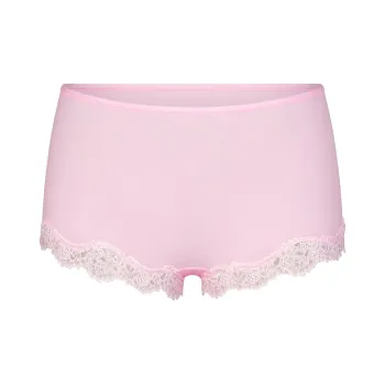 SKIMS Valentine's Day FITS EVERYBODY LACE BOY SHORT Boxer Shorts Women's Cherry Blossom Tonal