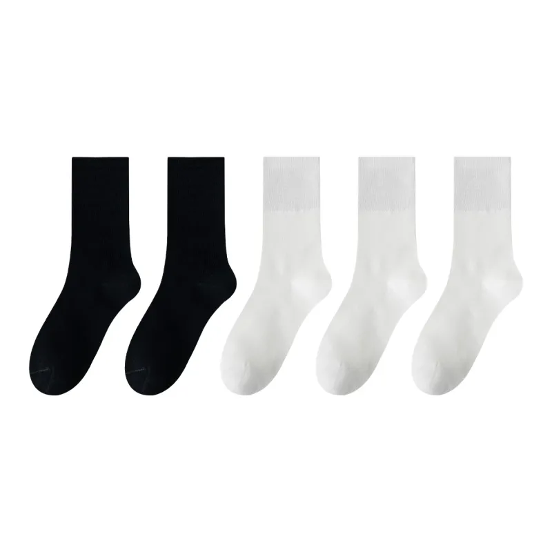AOKANG Mid Calf Socks Women's 5 Pack-21