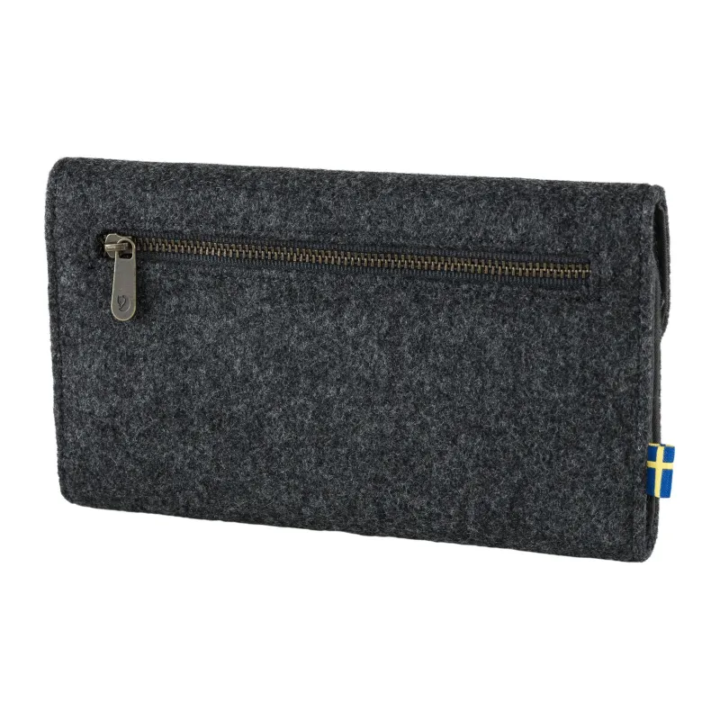 Fjallraven Wool With Polyamide Wallet Unisex Gray-2