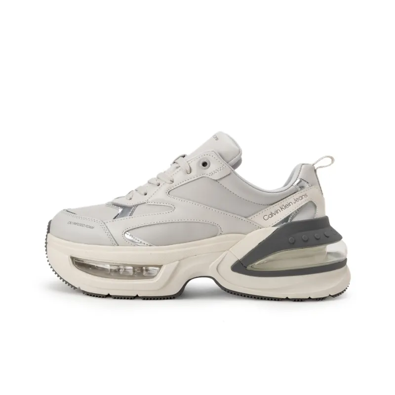 CKJ CALVIN KLEIN JEANS Mid-Top Chunky Sneakers Men's Phantom Gray-0