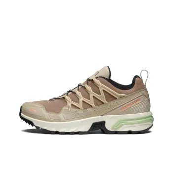 SALOMON ACS + Cushioning, Wear Resistant Low Top Outdoor Shoes Unisex Beige Brown