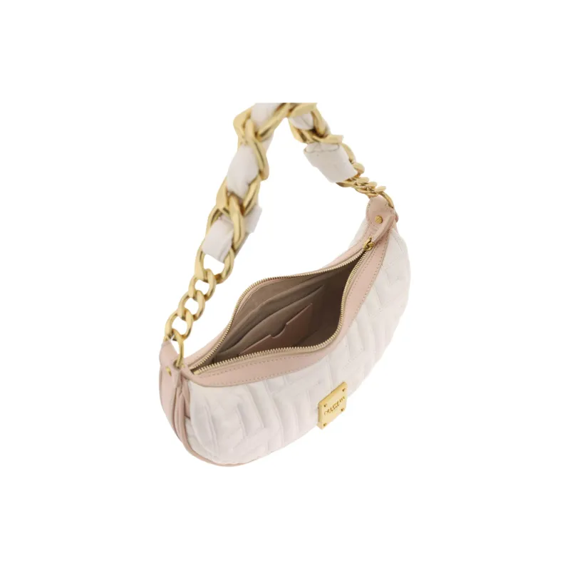 BALMAIN 1945 Soft Pleated Leather Portable Crossbody Bag, Shoulder Bag Women's-3