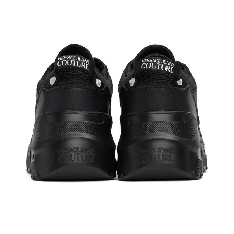 VERSACE JEANS COUTURE Speedtrack Low Top Casual Shoes Men's Black-4