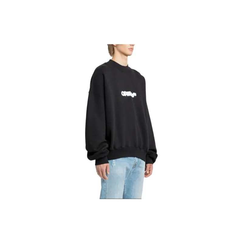 OFF WHITE Logo Printed Crewneck Sweatshirt-2