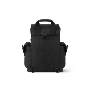 LOUIS VUITTON Taurillon Leather Shoulder Bag, Crossbody Bag Extra Mini Men's Black