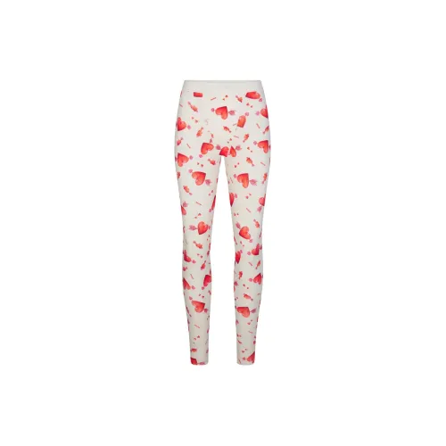 Skims Valentine's Day Collection Leggings Women's MARBLE HEART AND ARROW/Marble Heart Arrow