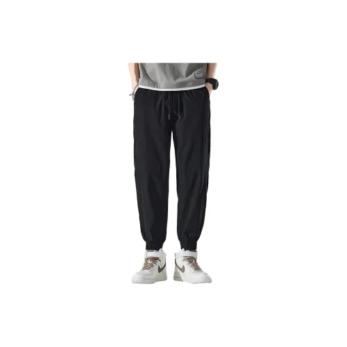 Tonlion Casual Pants Men Black