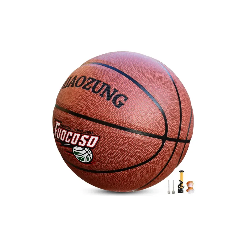MIAOZUNG PU Basketball Brown Red Size 7 Training-3
