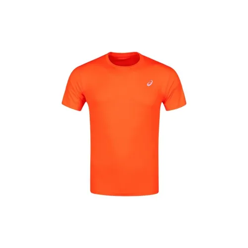 Asics T-Shirts Men Neon Orange