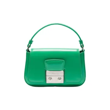 3.1 Phillip Lim Pashli Smooth Leather Shoulder Bag Crossbody Bag Handbag Micro Women's Green