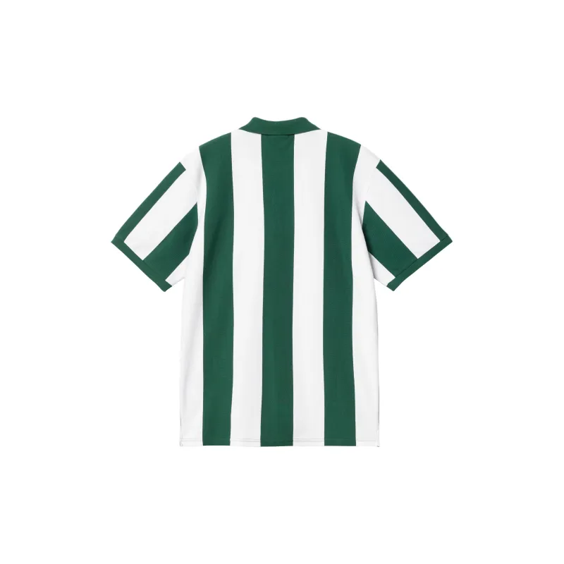 Carhartt WIP SS24 Preppy Style Collection S/S Hinton Polo Shirt Men's Green-1