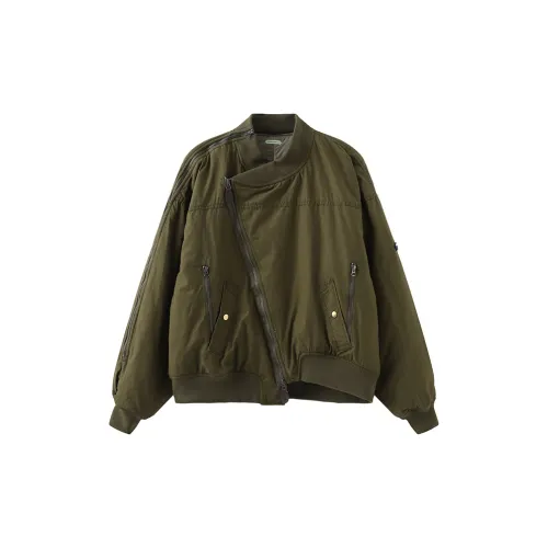 Umamiism Puffer Jackets Unisex Army Green