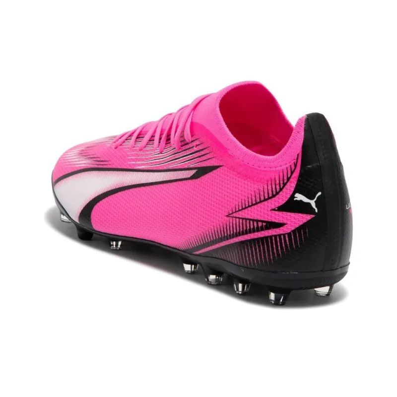 PUMA Ultra Match Mg Track Shoes 'Pink White Black'-4