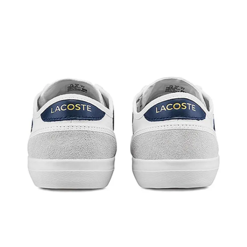 LACOSTE Low Top Canvas Shoes Men's White-2