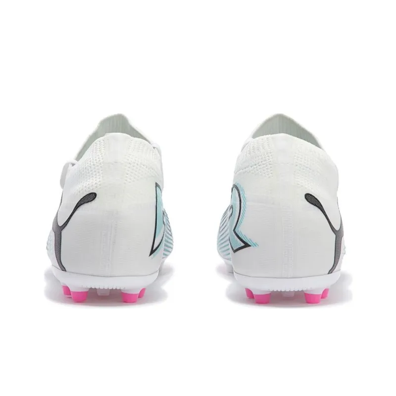 PUMA Future 7 Match Mg Cleats 'White Blue Pink'-5