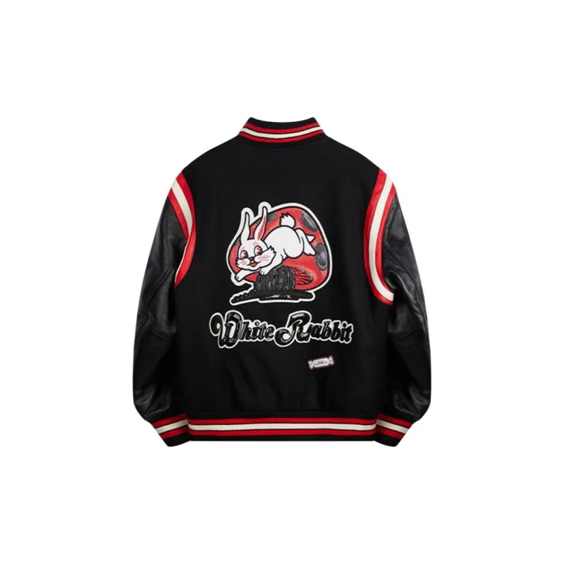 COACH x VARSITY Jackets Coats Men's Mixed Black-1