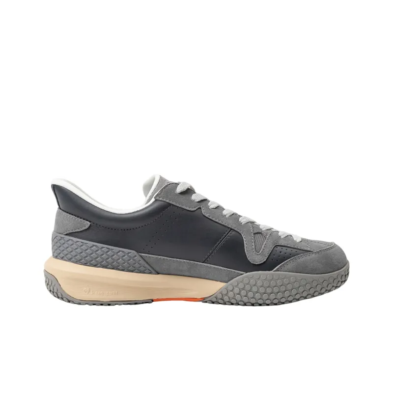 Le Coq Sportif Shock Absorbers Slip Resistant, Abrasion Resistant, Breathable Mid Top Tennis Shoes Unisex-1