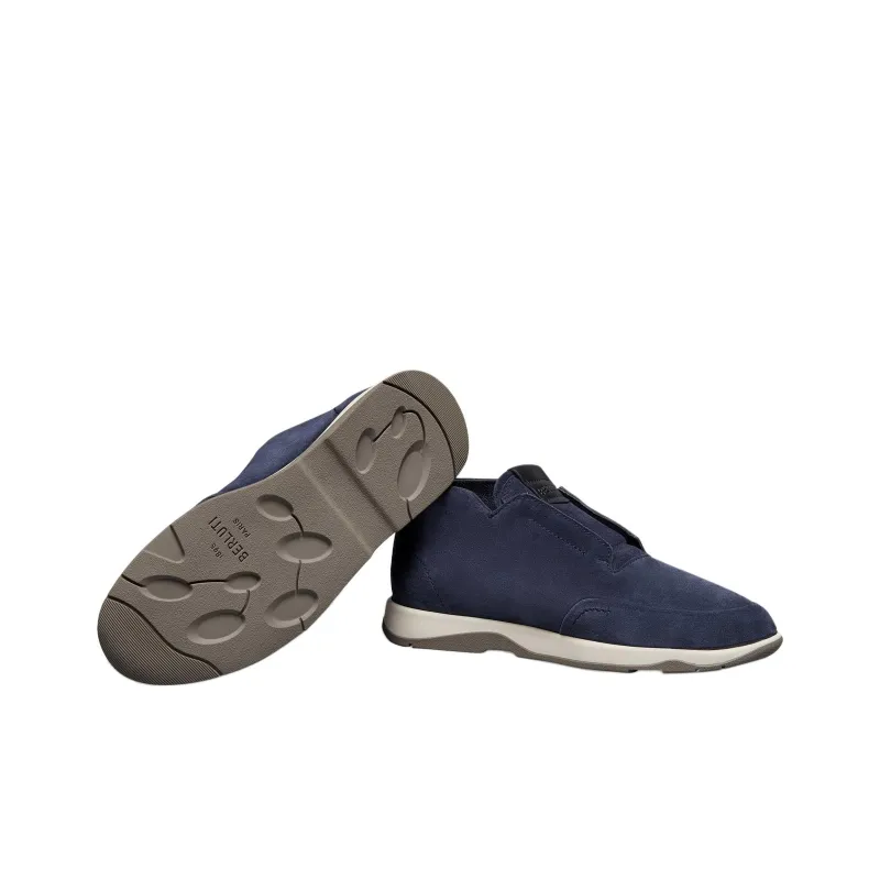BERLUTI Mid Top Casual Shoes Men's Blue-4