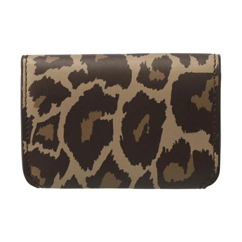 Balenciaga Calfskin Wallet Mini Unisex Beige & White-2
