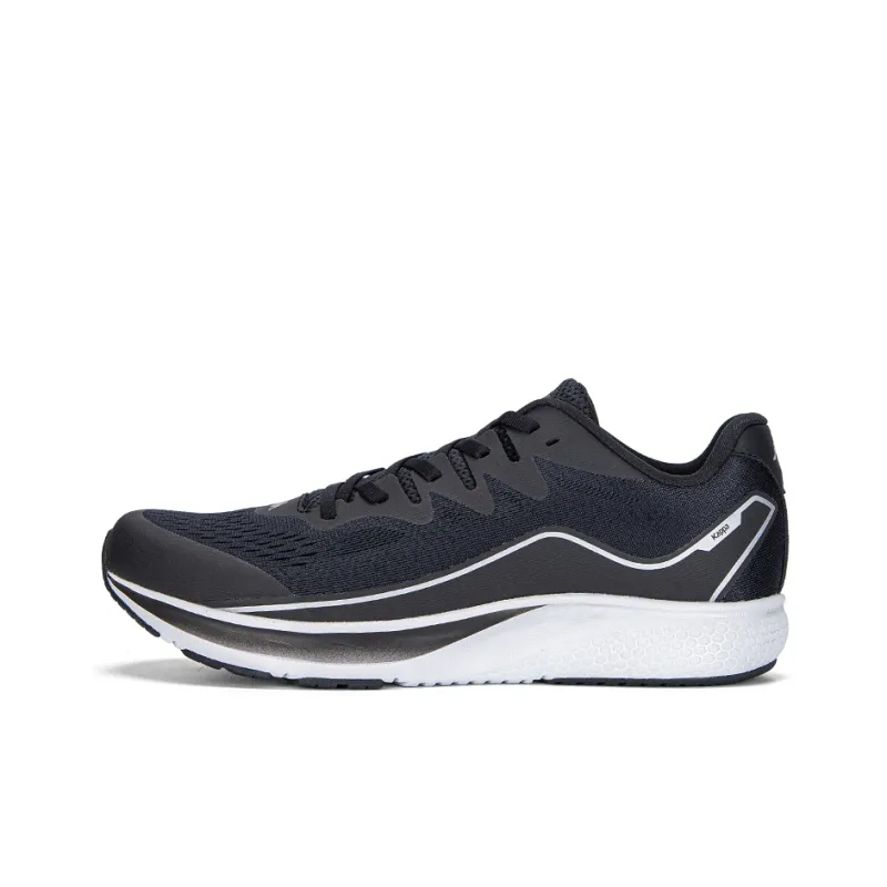 Kappa Anti Slip And Wear Resistant Lightweight Low Top Marathon Running Shoes Men's Black-0