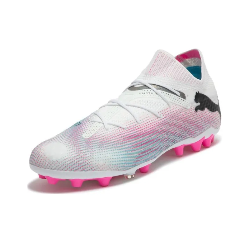 Puma Future 7 Ultimate MG 'White Black Poison Pink'-2