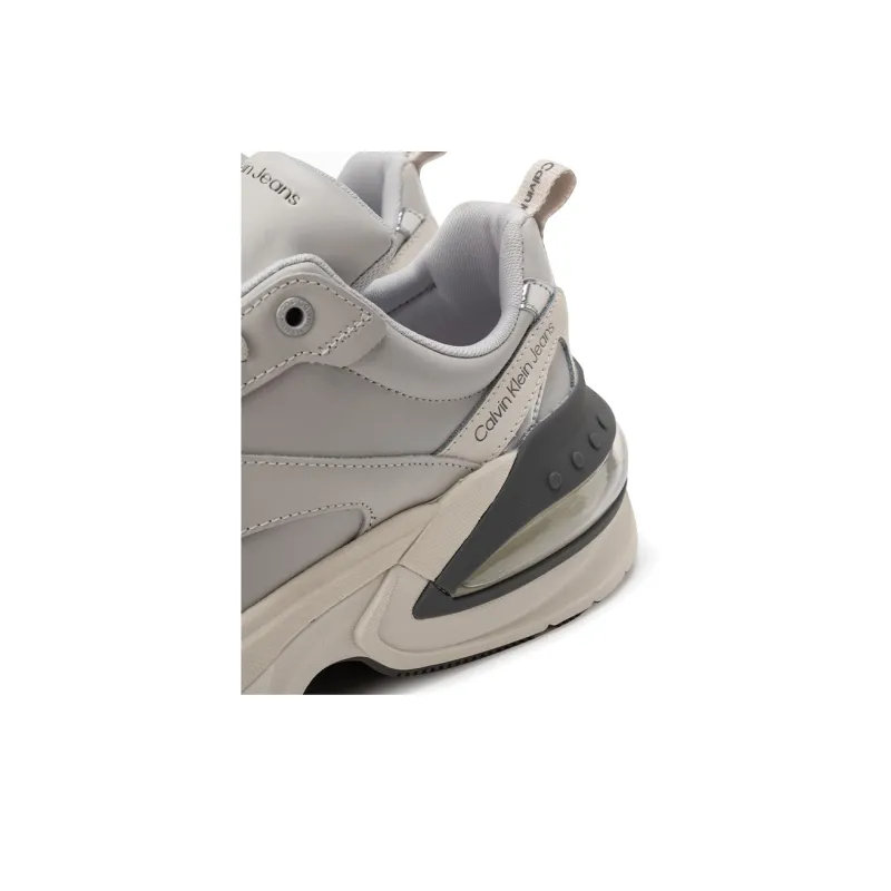 CKJ CALVIN KLEIN JEANS Mid-Top Chunky Sneakers Men's Phantom Gray-5