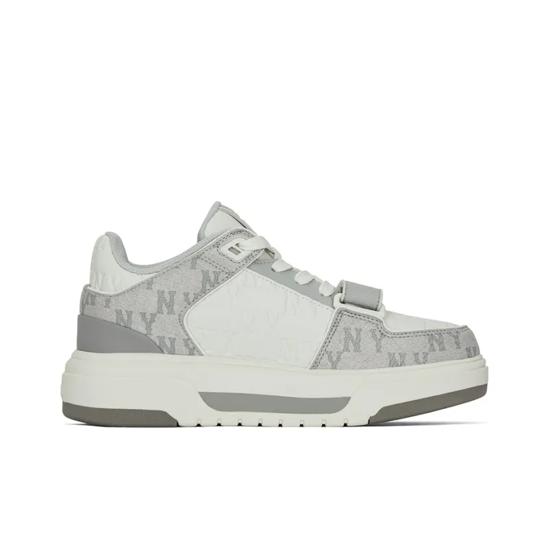 MLB Chunky Liner Low Top Skateboard Shoes Unisex Light Gray-1