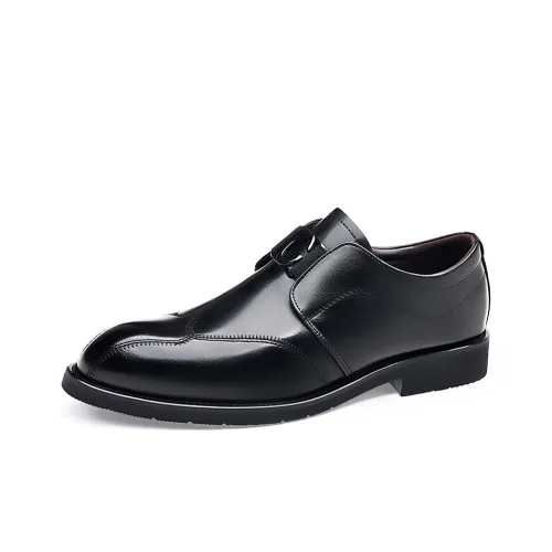 PAMATE Dress Shoes Men Low-Top