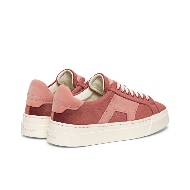 Santoni Double Buckle Logo Printed Sneakers Women's-3