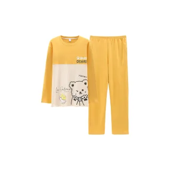 The Story Of The Flower Season Lounge Set Men's Yellow