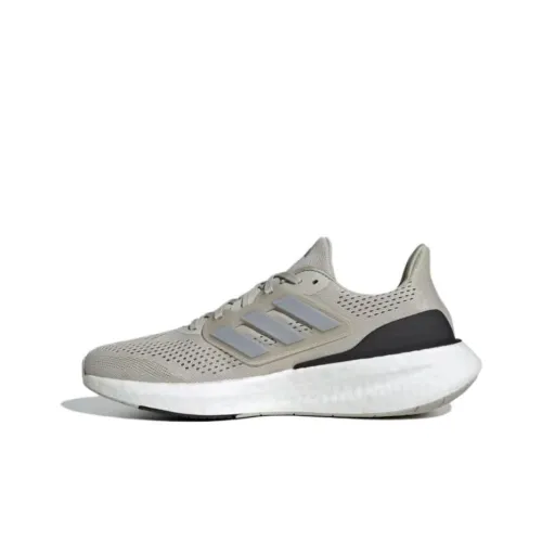 Adidas Pureboost 23 Putty Grey Silver Metallic Core Black