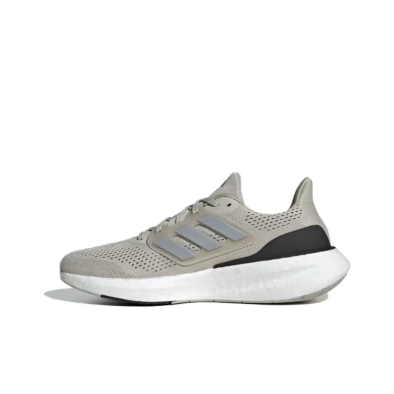 Adidas Pureboost 23 Putty Grey Silver Metallic Core Black-0