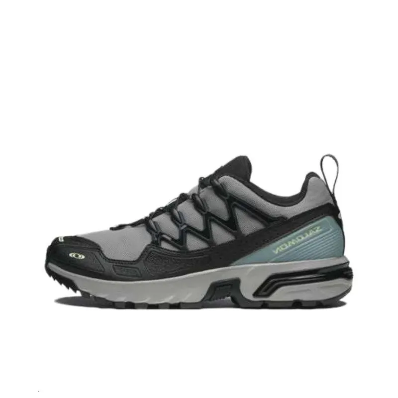 SALOMON ACS + Cushioning Anti Slip And Wear Resistant Low Top Outdoor Shoes Unisex Gray Black-0