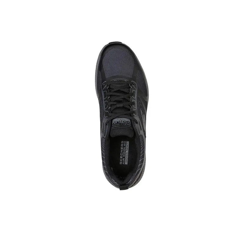 Skechers Go Run Consistent Cushioned Slip Resistant Low Top Casual Running Shoes Men's Black Gray-3