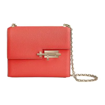 HERMES Verrou Mysore Goat Skin Handgun Bag Shoulder Bag Crossbody Bag Mini Women's 0E Rose Texas Pink