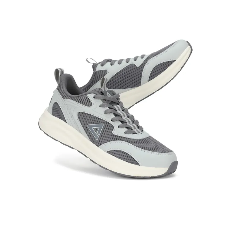 PEAK Taichi Technology Anti Slip Wear Resistant Low Top Running Shoes Men's Gray-4