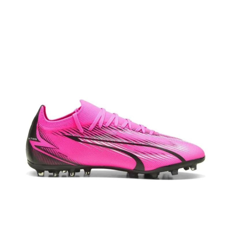 PUMA Ultra Match Mg Track Shoes 'Pink White Black'-1