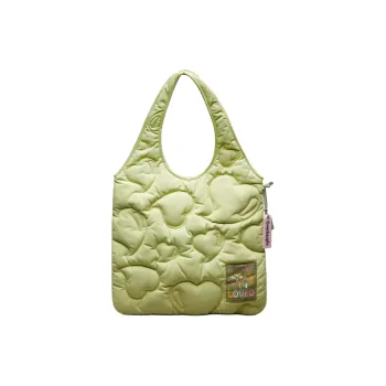 Coachtopia Recycled Polyester Tote Bag Shopping Bag Handbag Shoulder Bag Unisex Light Lime Green