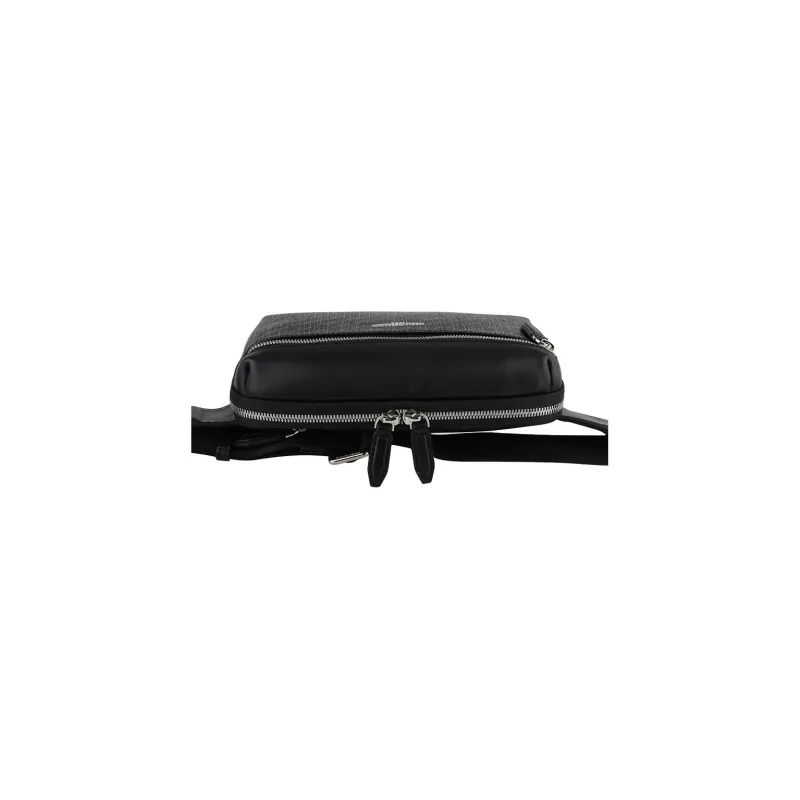 POURCHET Jacquard With Leather Fanny Pack Sling Bags Regular Men's Black-2