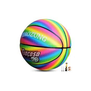 MIAOZUNG Size 7 Indoor Outdoor Universal Basketball PU Multicolor