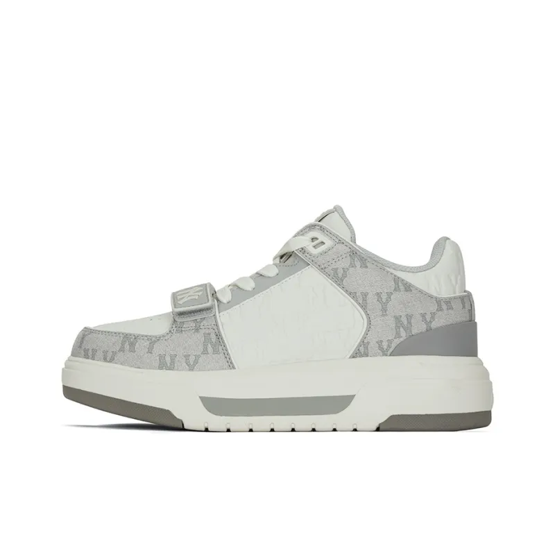 MLB Chunky Liner Low Top Skateboard Shoes Unisex Light Gray-0