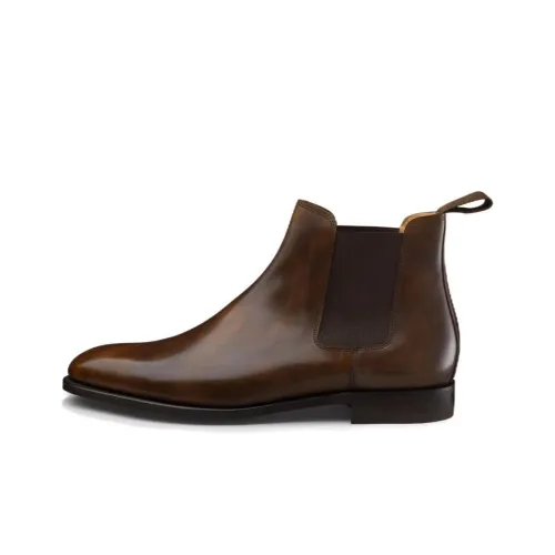 JOHN LOBB Chelsea Boots Men Brown