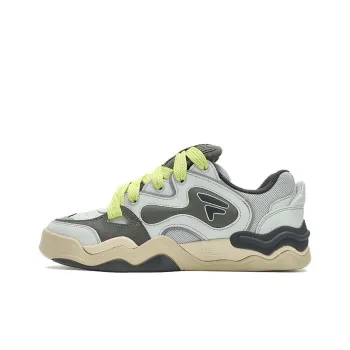 FILA FUSION Lightweight Height Increasing Low Top Skateboard Shoes Women's Green