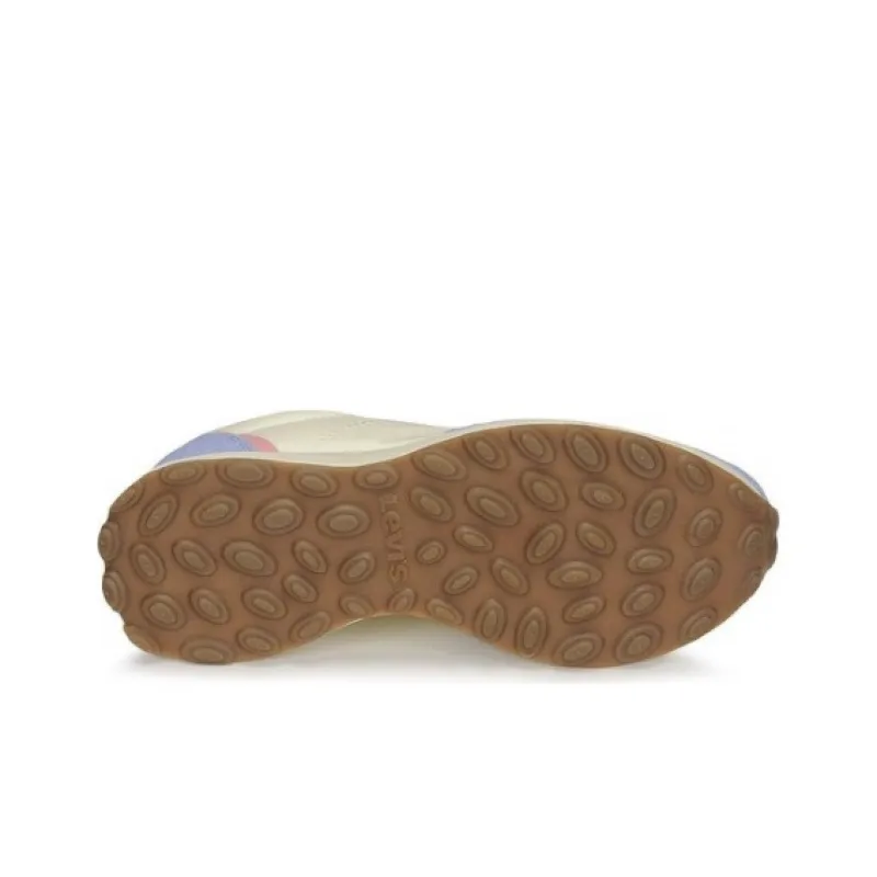 Levi's Wear resistant And Lightweight Low Top Casual Shoes Women's Beige Purple-3