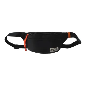 ADOONGA Nylon One Shoulder Fanny Pack Small Size Unisex White/Orange/Black/Khaki/Blue