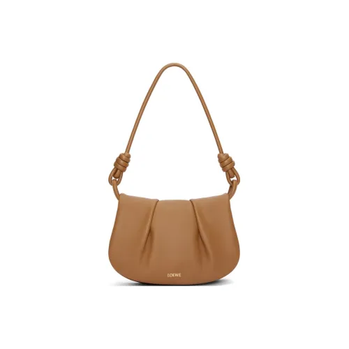 LOEWE Bright Nappa Leather Shoulder Bag, Crossbody Bag Women's Oak